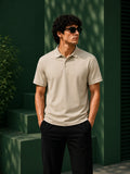 T-Shirt bolo (beige)