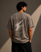 Printed T-shirt Warm Taupe